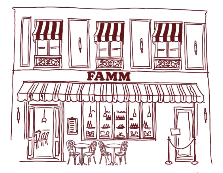 Façade du restaurant FAMM